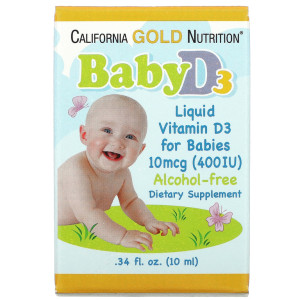 California Gold Nutrition Baby D3 10 мл