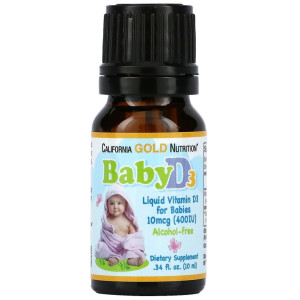 California Gold Nutrition Baby D3 10 мл