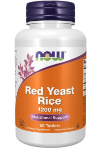 NOW Red Yeast Rice Extract 1200 mg 60 табл