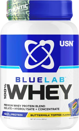 USN BlueLab 100% Whey, вкус «Сливочные ириски»