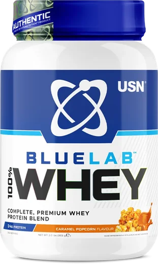 USN BlueLab 100% Whey, вкус «Карамельный попкорн»