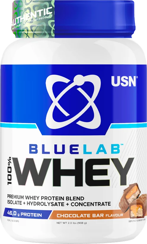 USN BlueLab 100% Whey, вкус «Шоколадный батончик»