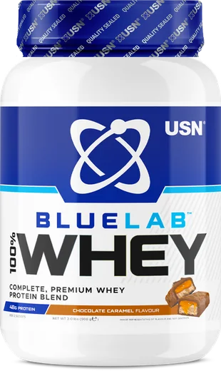 USN BlueLab 100% Whey, вкус «Карамель-шоколад»