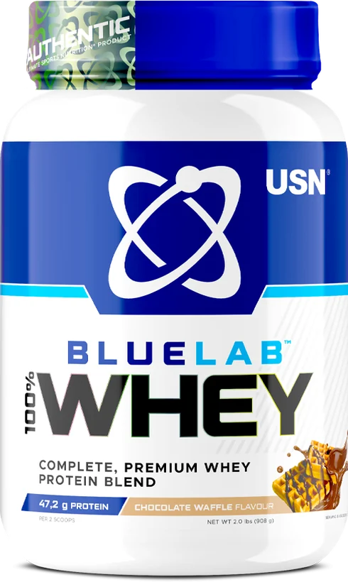 USN BlueLab 100% Whey, вкус «Шоколадные вафли»