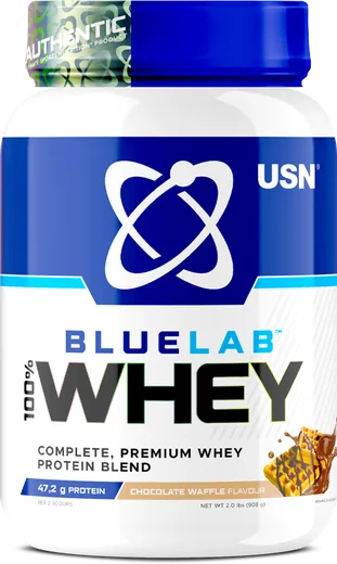 USN BlueLab 100% Whey, вкус «Шоколадные вафли»