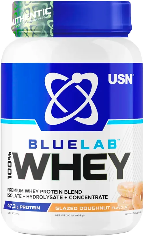 USN BlueLab 100% Whey, вкус «Глазированный пончик»