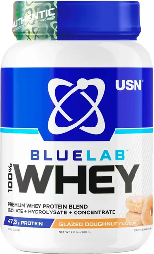 USN BlueLab 100% Whey, вкус «Глазированный пончик»