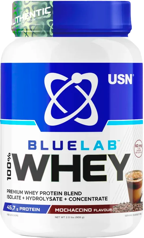 USN BlueLab 100% Whey, вкус «Моккачино»