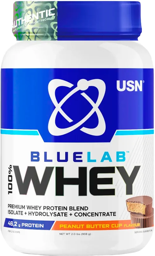USN BlueLab 100% Whey, вкус «Арахисовое масло»