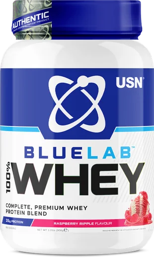 USN BlueLab 100% Whey, вкус «Малиновый пломбир»